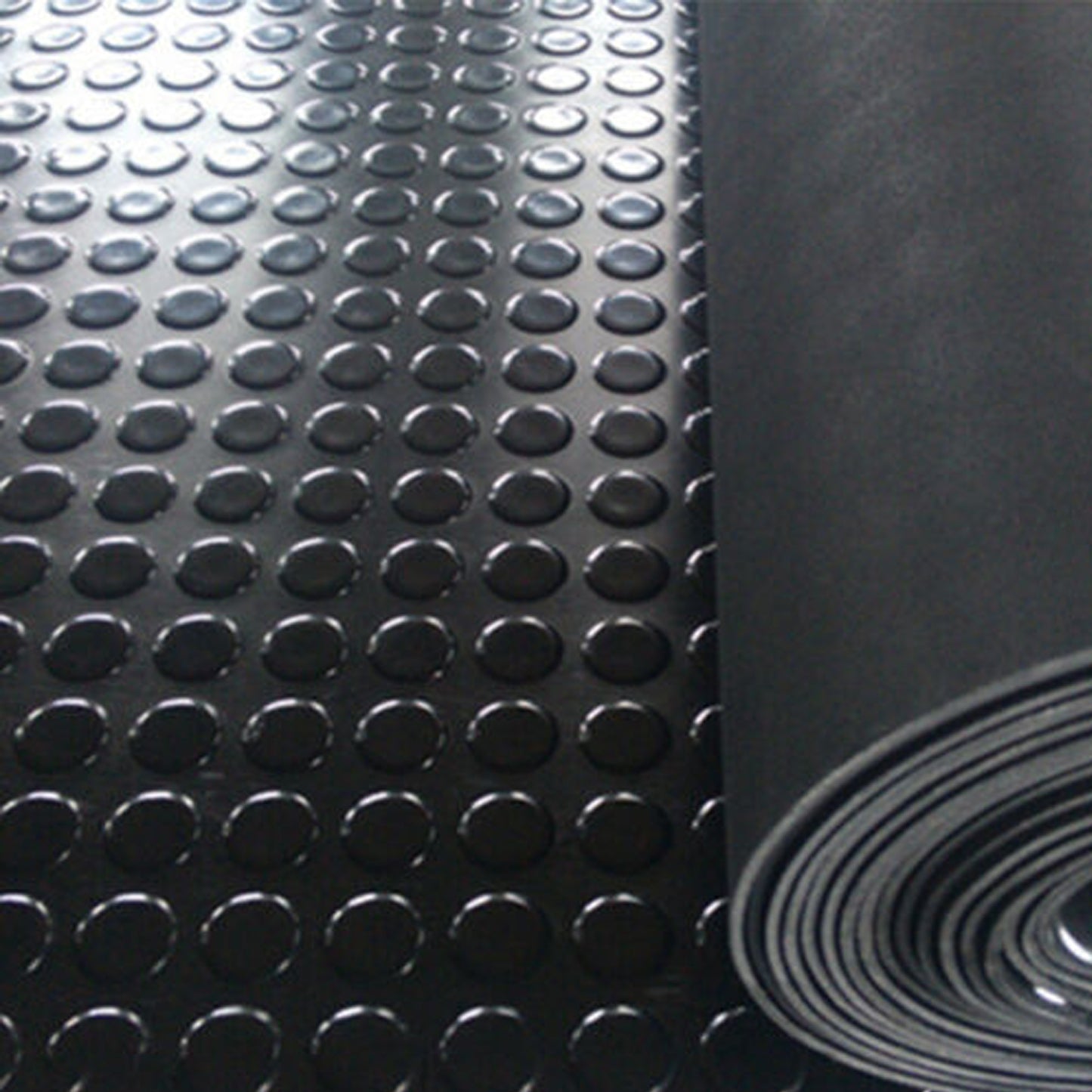 Rubber Flooring Anti Slip Matting Roll - 1.5m Wide