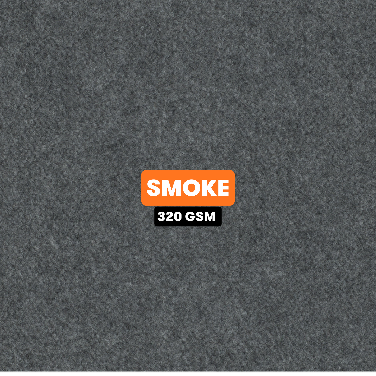 Smoke Premium 4-Way Stretch Carpet Lining (320 GSM)