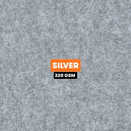 Silver Premium 4-Way Stretch Carpet Lining (320 GSM)