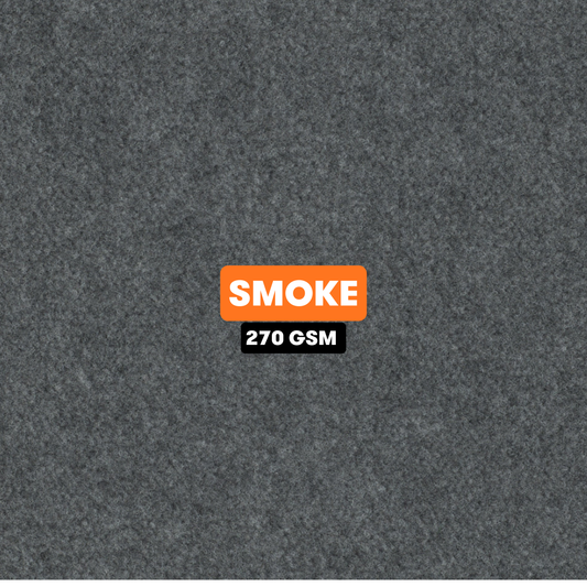 Smoke 4-Way Stretch Carpet Lining (270 GSM)