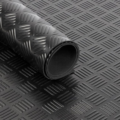 Bar Pattern Rubber Flooring Heavy Duty Matting (3mm Thick)