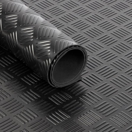 Bar Pattern Rubber Flooring Heavy Duty Matting (3mm Thick)