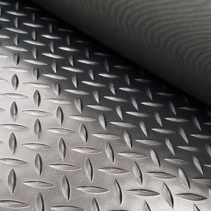 Checker Pattern Rubber Flooring Matting Rolls (3mm)