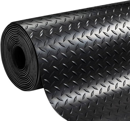 Checker Pattern Rubber Flooring Matting Rolls (3mm)