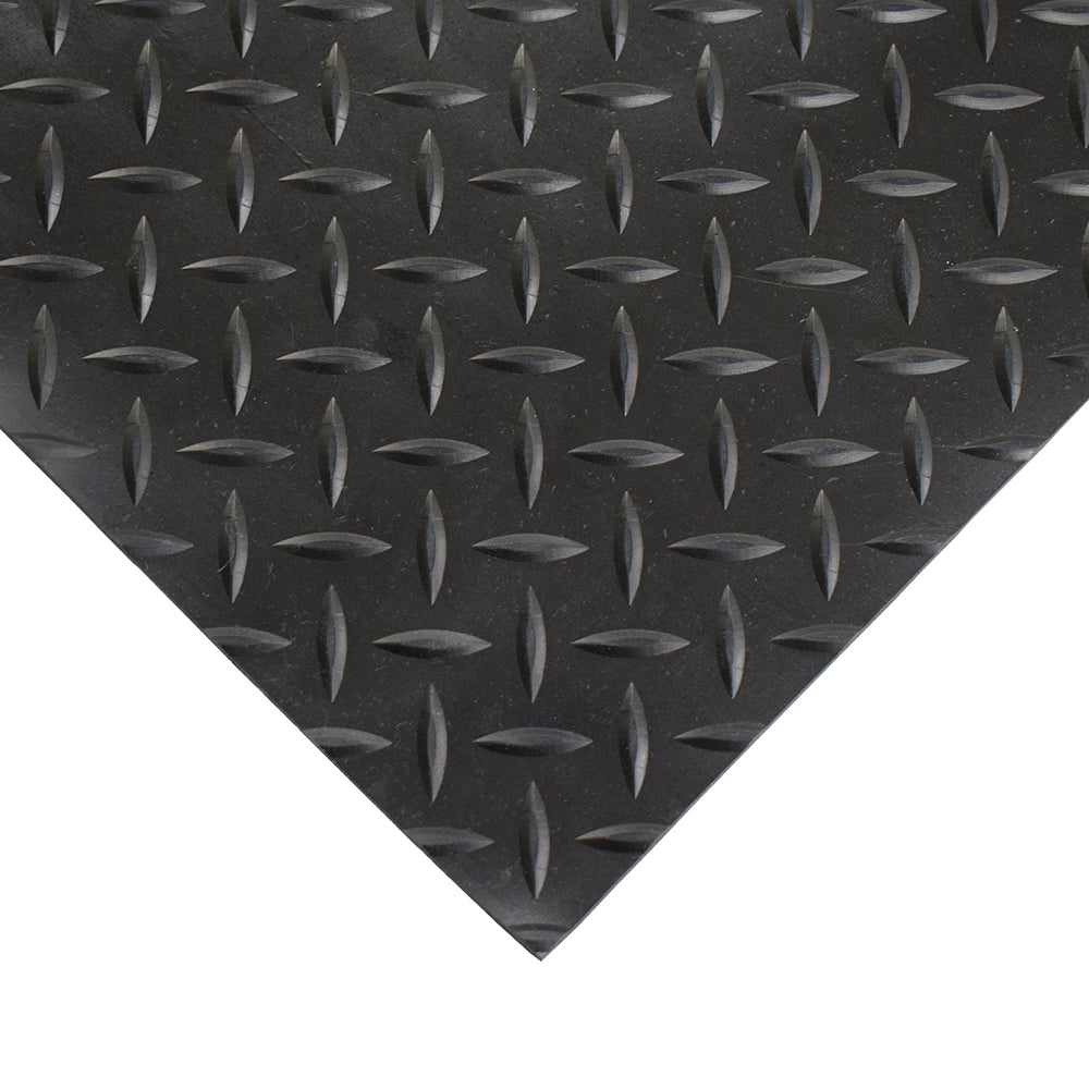 Checker Pattern Rubber Flooring Matting Rolls (3mm)