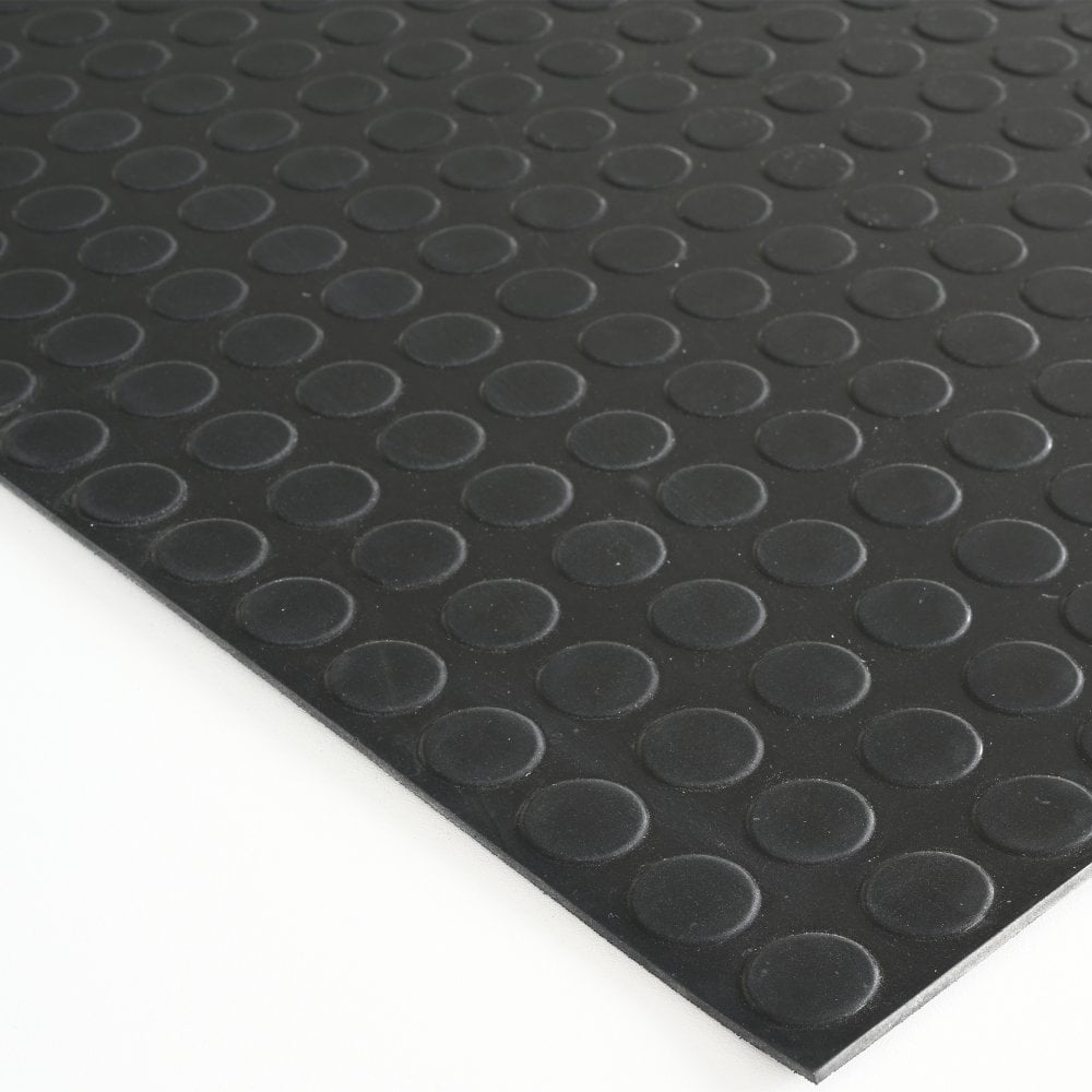 Coin Pattern Rubber Flooring Matting Roll (3mm)