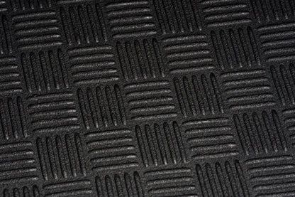 Example mat finish — check vehicle fitment — Toyota Hi-Ace 83 Van Rear Section Floor Mats