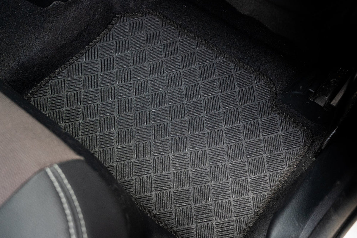Example mat finish — check vehicle fitment — Toyota Hi-Ace 83 Van Rear Section Floor Mats