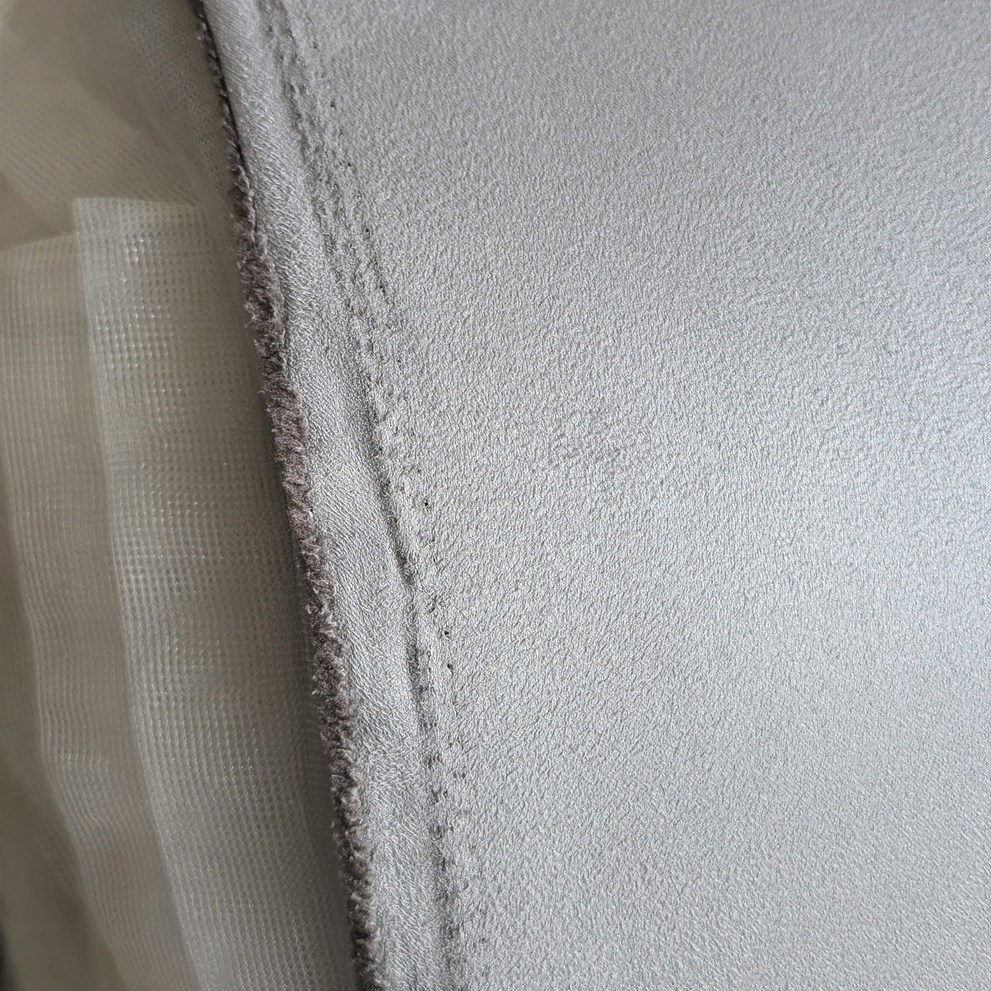 Dark Grey Suede Flexible Stretch Lining Fabric