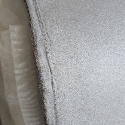 Dark Grey Suede Flexible Stretch Lining Fabric