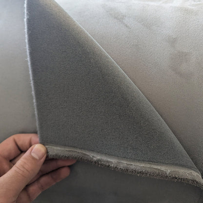 Dark Grey Suede Flexible Stretch Lining Fabric