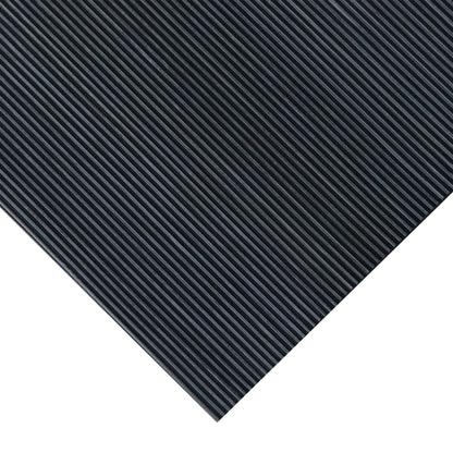 Ribbed Pattern Rubber Flooring Matting Rolls (3mm)