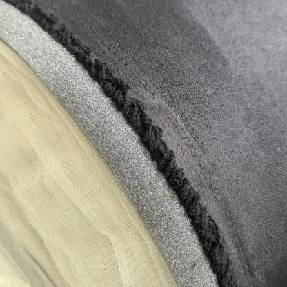 Dark Grey Suede Flexible Stretch Lining Fabric