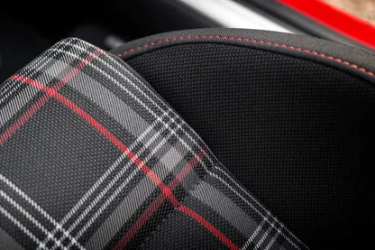 Tartan Fabric GTI Style Scrim Foam Backed - 30m Linear ( 1.5m wide )