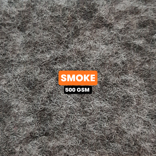 Smoke VELTRIM Non-Stretch Carpet Lining (500 GSM)