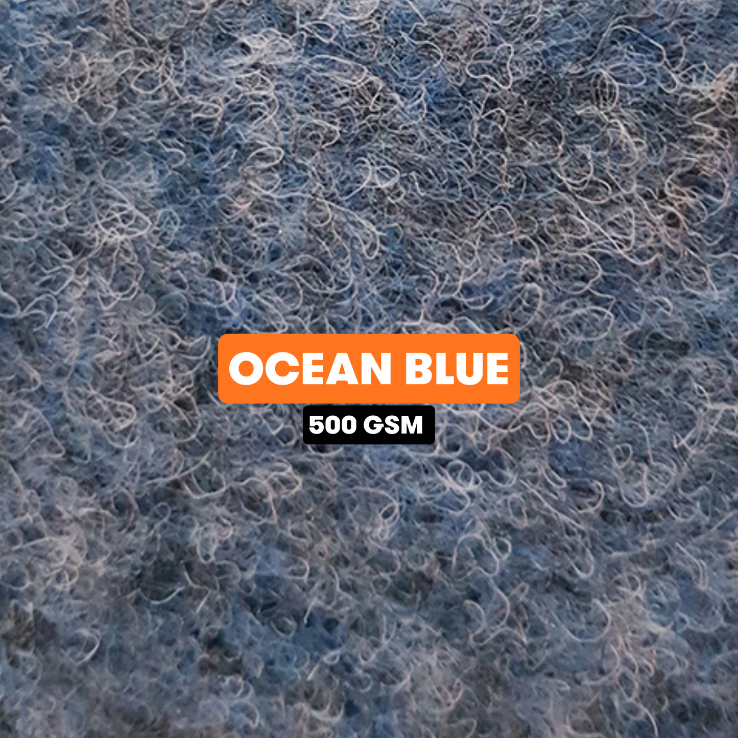 Ocean Blue VELTRIM Non-Stretch Carpet Lining (500 GSM)
