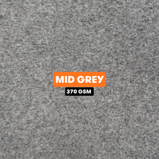 Mid Grey Luxury 4-Way Stretch Carpet Lining (370 GSM)