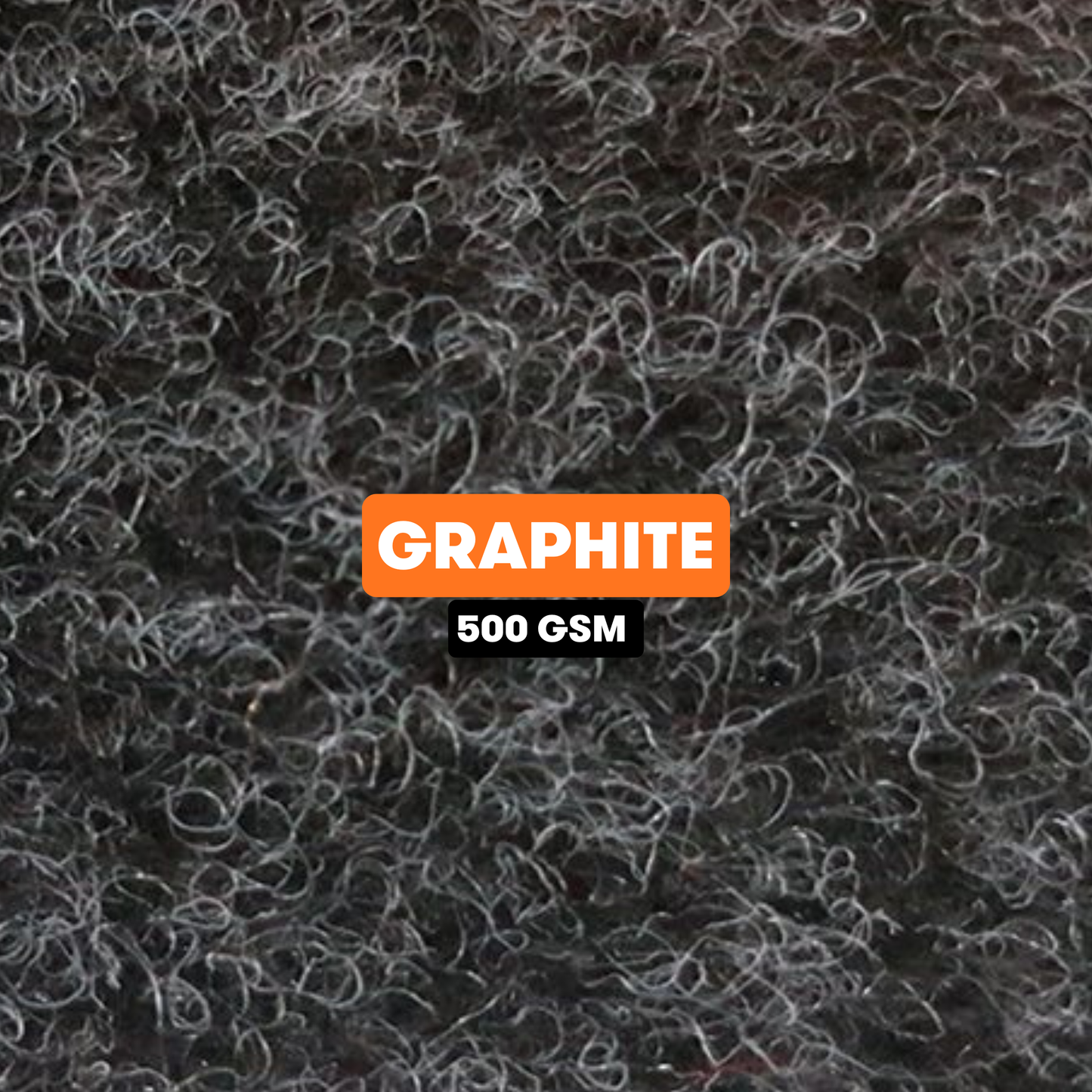 Graphite VELTRIM Non-Stretch Carpet Lining (500 GSM)