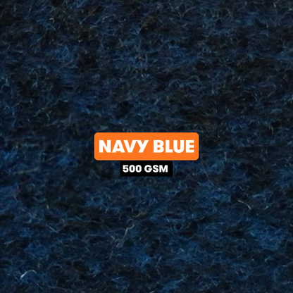 Navy Blue VELTRIM Non-Stretch Carpet Lining (500 GSM)