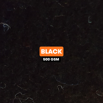Black VELTRIM Non-Stretch Carpet Lining (500 GSM)