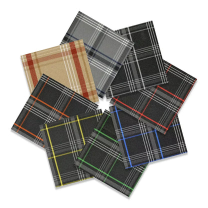 Tartan Vehicle Seat Upholstery Fabric (5mm Scrim)